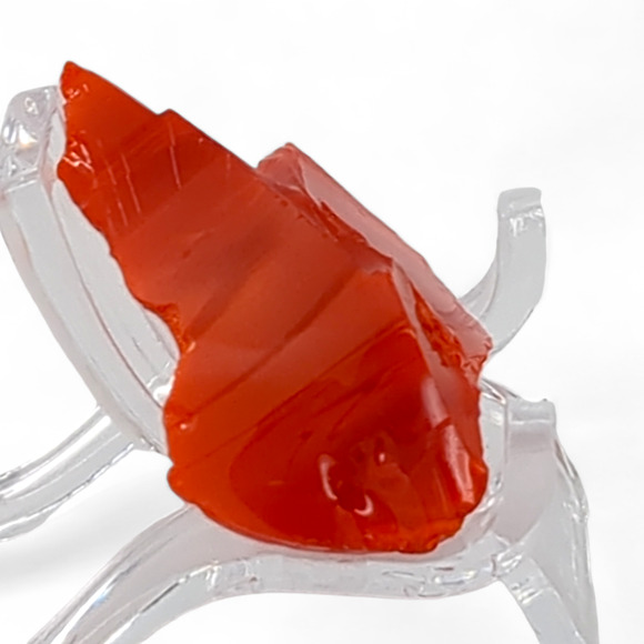 Ruby Amberina Swirl Slag Art Glass Cullet #4S31 - Picture 2 of 5